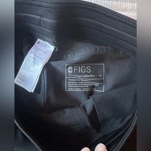 Figs Black Cargo Pants